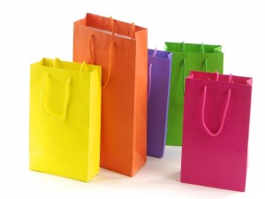 Bolsas de la compra coloridas