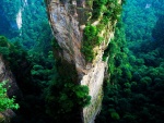 Gran pilar de arenisca en Wulingyuan (China)