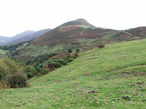 Postal: Montañas en la Sierra del Sueve (Asturias)
