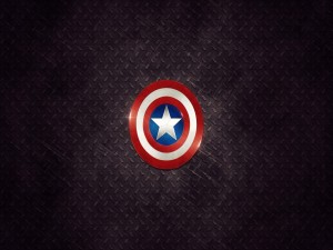 Postal: Escudo del Capitán América