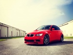BMW de color rojo