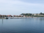 Barcos en el puerto de Ribadesella (Asturias)