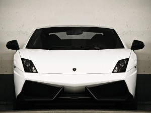 Postal: Frontal de un Lamborghini Gallardo LP 570-4 Superleggera