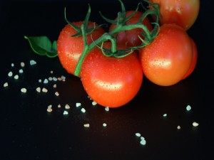 Postal: Tomates mojados