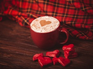 Un cappuccino con mucho amor