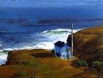 Shore House (Casa en la costa), pintura de George Bellows