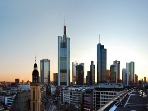 Postal: Frankfurt al amanecer