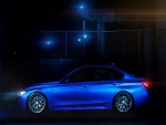 BMW 335i F30 de color azul