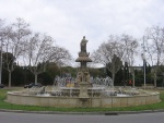 Fuente de Ceres, plaza de San Jorge (Montjuic, Barcelona)