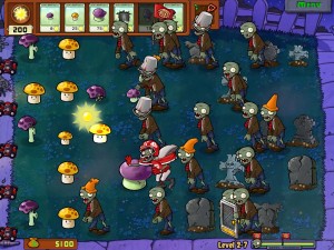 Imagen del juego "Plantas contra Zombis"