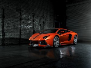 Lamborghini Aventador LP 700-4 naranja