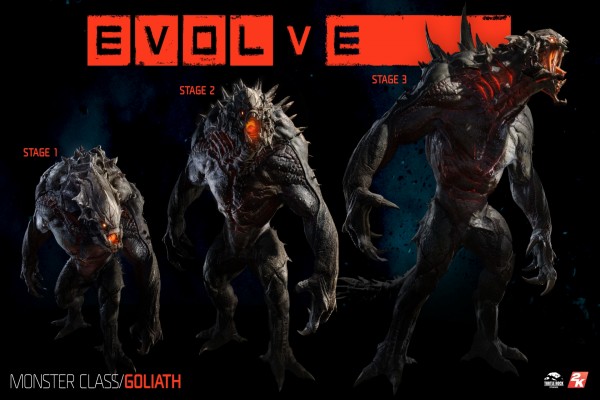 La evolución de Goliath (Evolve)