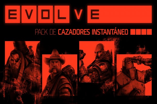 Pack de cazadores en "Evolve"