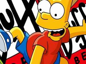 El travieso Bart Simpson