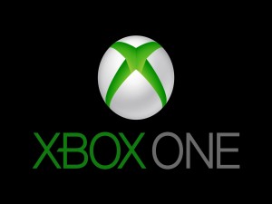 Logo de Xbox One en un fondo negro