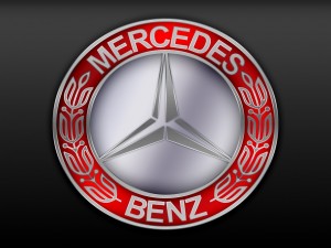 Postal: Logotipo de Mercedes Benz