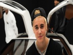 Justin Bieber con el pelo rubio