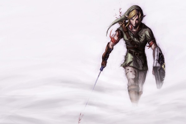 Link tras una batalla (The Legend of Zelda)