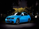 BMW M3 de color azul