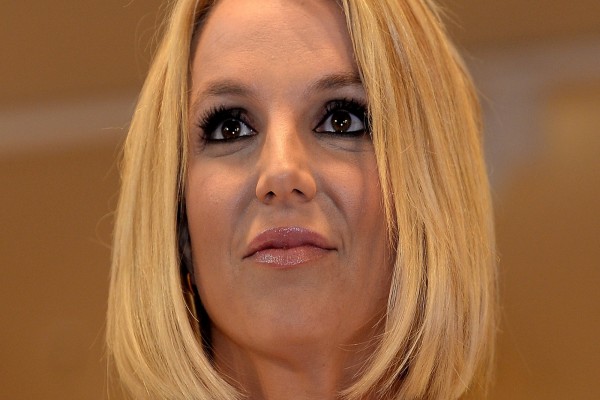 La cara de la cantante Britney Spears
