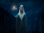 Cate Blanchett interpretando a la elfa Galadriel (El Hobbit)