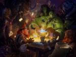 Jugando a "Hearthstone: Heroes of Warcraft"