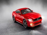 Ford Mustang de color rojo