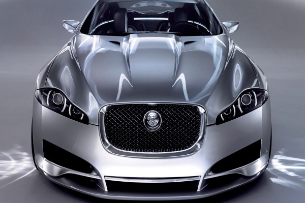 Un bonito Jaguar gris
