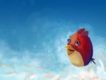 Terence volando en un cielo azul (Angry Birds)