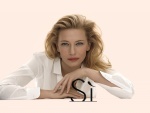 Cate Blanchett promocionando el perfume "Sí de Giorgio Armani"