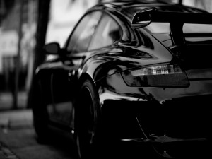 Porsche negro