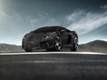Lamborghini de color negro