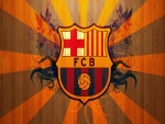 El escudo del Fútbol Club Barcelona