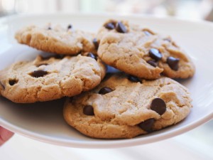 Cookies con chips de chocolate