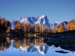 Mont Blanc en otoño