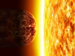 Planeta atraído por el sol