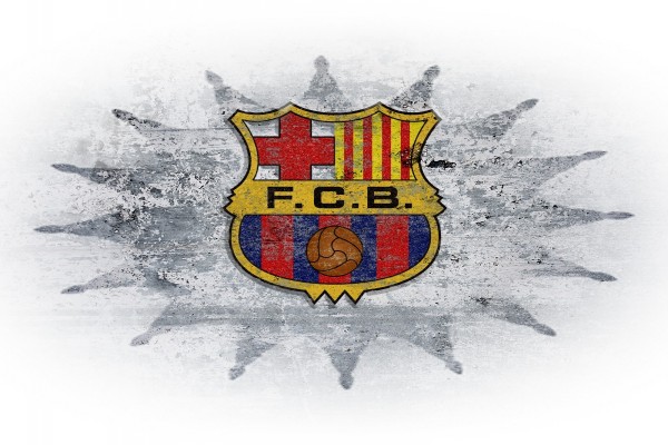 Estrella rodeando al escudo del Fútbol Club Barcelona