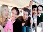 Los sonrientes chicos de "The Big Bang Theory"
