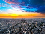 Hermoso cielo sobre París