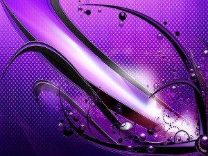 Figura abstracta en un fondo color púrpura