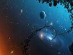 Galaxias, planetas y meteoritos