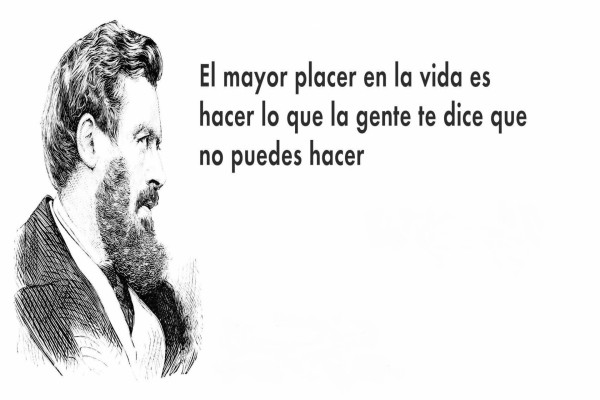 Frase junto al rostro de Walter Bagehot