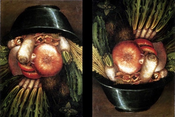 Retrato con verduras (Giuseppe Arcimboldo)