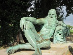 Estatua de Leonardo da Vinci en Amboise (Francia)