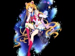 Usagi Tsukino y la gata Luna (Sailor Moon)