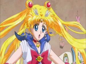 La joven Usagi Tsukino (Sailor Moon)