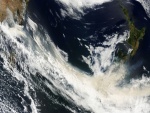 Vista satélite del mar de Tasmania