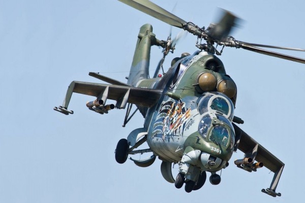 Un helicóptero militar Kamov KA-27