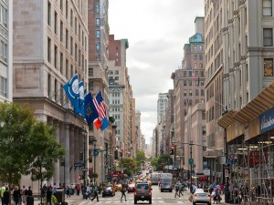 Vista de una de las calles de la ciudad de Nueva York
