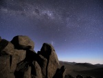 Cielo estrellado sobre el desierto de Atacama